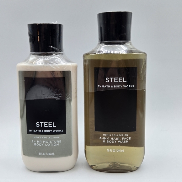 Bath & Body Works Steel Mens Collection Bundle - Picture 1 of 3